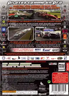 Race Pro (USA) box cover back